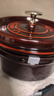 珐宝（staub）法国进口珐琅铸铁锅双耳煲汤锅煎炒锅石榴红18cm 1004203 实拍图