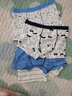 猫人儿童内裤男童卡通棉质平角裤中大童男孩宝宝四角短裤头4条  130 实拍图