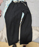 顶峰保罗（Dingfengbaoluo）休闲长裤纯棉宽松直筒裤秋季阔腿工装裤子男HM9901黑色5XL 实拍图