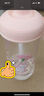 乐扣乐扣（LOCK&LOCK）多功能奶茶杯塑料杯吸管杯便携提手水杯女果汁咖啡杯 樱花粉-700ML 实拍图