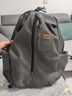 LEE潮牌双肩包男大容量通勤背包大学生电脑包高中初中生书包女旅行包 黑色（牛仔布） 实拍图