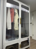 纳份爱现代简约衣柜家用卧室双开门碳钢加厚小户型防尘简易衣橱 【52长加深】单边柜带2块活动隔板（不带轮） 实拍图