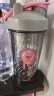 Blender Bottle 蛋白粉摇摇杯运动水杯 大容量塑料杯子带刻度健身便携搅拌杯礼物 经典款V2黑色600ml 实拍图