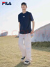 FILA斐乐官方短袖T恤男2025年夏季时尚纯棉圆领透气男士运动t恤针织衫 实拍图