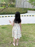 中大女童连衣裙夏季2025新款儿童纯棉碎花无袖背心裙子洋气棉布裙 碎花裙子 140cm 实拍图