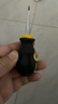牛享 短螺丝刀短柄萝卜头螺丝批超短十字一字梅花可伸缩迷你两用改锥 包胶手柄款螺丝刀【一字】 实拍图