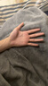 名创优品浴巾成人男女柔软吸水速干裹巾 70*140cm 300g 淞雾灰 实拍图