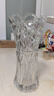 大敞口水晶玻璃花瓶透明加厚富贵竹批发水培插花大号创意客厅摆件 30钻石 实拍图
