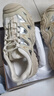骆驼（CAMEL）丑萌登山鞋女时尚撞色户外休闲鞋 L24M076602 米/银/黄 39 实拍图