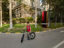 Nabiis那贝斯儿童自行车6-10-12岁铝合金城市超轻青少年学生单车20寸银 实拍图