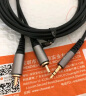 秋叶原（CHOSEAL）3.5mm转双莲花音频线 铝合金外壳 一分二 红白2RCA公对公连接线 手机电脑音响转接线 3米QAD17BKT3 实拍图