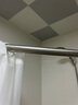 桂枫防水浴帘杆套装免打孔弧形L型不锈钢可伸缩加粗浴室杆90cm 实拍图