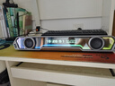 漫步者花再Halo PixelBar深渊字幕歌词音响电脑桌面音箱 自定义屏幕长条有线音箱蓝牙6.0RGB灯效 破界黑 实拍图