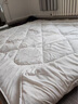 博洋家纺 抑菌10%大豆纤维被 冬被子200*230cm白色 实拍图