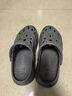 海澜之家（HLA）凉鞋男士休闲洞洞鞋包头拖鞋HAALXM2EBK035 灰色40/41(双码) 实拍图