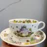 则武（Noritake）【收藏款龙猫】宫崎骏TOTORO龙猫宫崎骏咖啡杯子茶具套装送礼礼盒 龙猫咖啡杯碟(5-6月)礼盒装 325ml 实拍图