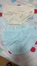 全棉时代女士内裤女纯棉抗菌中腰三角裤3条装 奶白+轻粉紫+浅碧蓝 180 实拍图