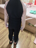佑游儿童泳衣连体长袖长裤防晒男女童中大童游泳衣三件套34174紫色2XL 实拍图