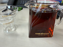 金灶（KAMJOVE）加厚耐热玻璃公道杯茶具配件 茶漏过滤器方形分茶器匀茶公杯GO-31 搭配GO-08玻璃茶漏 350ml 实拍图