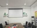 虾皮 投影幕布电动家用遥控自动升降高清4K抗光壁挂办公投影机幕布客厅卧室家庭影院投影布投影仪幕布 白玻纤 100吋4:3电动遥控【航空双插，双向通电】 实拍图