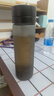 木吉乇（mojito）便携塑料水杯茶杯男女学生运动夏天水瓶大容量水壶600ml 黑色 实拍图