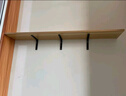 霓峰墙上置物架隔板墙面墙壁木板三角置物板搁板挂墙一字板支架托架 胡桃色 120*30【带三个】加厚加大支架 实拍图