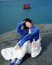 小野和子防晒衬衫2025夏季新款冰丝防晒衣高级时尚防晒服夏季轻薄款外套 【轻薄抗皱】克莱因蓝 S （162-168cm，95-120斤） 实拍图