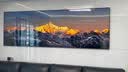 墨派客厅装饰画现代简约沙发背景墙壁画背有靠山超大尺寸横幅山水挂画 日照金山B款 270x90cm(适合3.5米沙发)晶瓷 实拍图