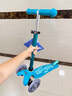 m-cro迈古micro儿童滑板车2-3-5岁宝宝溜溜车小孩男女滑步车踏板车童车 【湖蓝-LED轮】身高85-110CM 实拍图