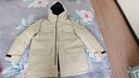 优衣库男装女装高级保暖羽绒茄克冰雪羽绒户外连帽外套477136 30 浅米色 XL /180/108B 实拍图
