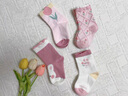 贝比婴儿袜子夏季薄款棉袜可爱新生儿宝宝袜透气网眼袜女童公主中筒袜 实拍图