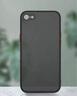 暴走适用苹果8plus/7plus手机壳iPhone7P/8P保护套镜头全包防摔防指纹魔方硅胶直边撞色透明磨砂黑 实拍图