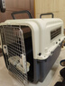 华元宠具（hoopet）宠物航空箱狗狗飞机托运箱猫咪外出猫包小型犬国航车载狗笼大型犬 国航款4号81*56*64cm (铁窗+轮) 实拍图