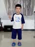 巴帝巴帝童装2026新款儿童短袖家居服套装中袖中裤空调服宝宝夏装纯棉睡衣 实拍图