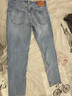 Levi's李维斯秋季美式街头男士502标准锥形简约复古牛仔长裤 水洗蓝 32 (32) 实拍图
