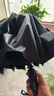 天堂 全自动晴雨伞三折 10骨加大加固安全自开收防晒遮阳伞 曜石黑 实拍图