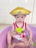 马博士 婴儿洗头帽儿童洗澡帽浴帽宝宝洗头神器可调节护耳洗发帽黄蓝色 实拍图