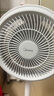 美的（Midea）【暴风循环】空气循环扇大风量摇头电风扇家用台式落地扇轻音卧室节能小风扇柔风轻羽扇 FGA24TQ 实拍图