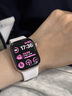 Apple/苹果 Watch Series 10 智能手表GPS款42毫米玫瑰金色铝金属表壳淡桃粉色运动型表带S/M MX1R3CH/B 实拍图