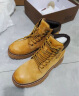 骆驼（CAMEL）王俊凯同款马丁靴户外工装大黄靴男 GE122W7757T 金黄 41 实拍图