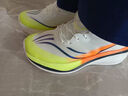 回力瑞赤兔Pro儿童专业跑步鞋男秋季皮面防水中7大童学生版轻便运动跑鞋 白桔绿【送太空手表】 网面透气 35 实拍图