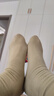 十月结晶孕妇袜纯色月子袜产后春夏透气产妇花边简约中长筒袜3双 实拍图
