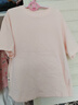 迷你巴拉男女童T恤宝宝儿童短袖速干吸湿亲肤舒适5A抗菌【99元任选3件】 本白 【亲子款】 165 实拍图