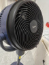 美的（Midea）【变频轻音】99%抑菌空气循环扇家用遥控电风扇四季净化扇轻音落地扇桌面小风扇大风力风扇GDG24ZR 实拍图