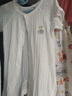 贝瑞加（Babyprints）婴儿连体衣2件夏季短袖婴儿衣服新生儿纯棉哈衣轻薄爬服 白蓝80 实拍图