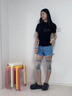 TEEIS德国护膝夏天用薄款季男女士专用保暖老寒腿疼滑膜炎关节痛盖运动 蚕丝透气防滑护膝 【夏季热卖】 均码丨80-180斤通用 丨两只装 实拍图