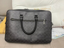 蔻驰（COACH）【专享直降】男士男包经典标志ETHAN纤巧型公文包商务手提包通勤 QB/炭黑色/黑色 实拍图