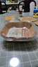 双枪空气炸锅专用纸 烤盘烤箱耐高温吸油纸 食品级加厚锡纸方形100只 实拍图