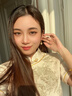 伊黛儿合成猫眼石如意锁耳扣耳环女2025年新款耳饰设计时尚饰品生日礼物 合成猫眼石如意锁耳环E2136 实拍图