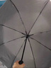 天堂 全自动雨伞三折 10骨加固一键开收易甩干简约晴雨伞 乌木黑 实拍图